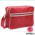 Retro custom PVC Leather Messenger Bag